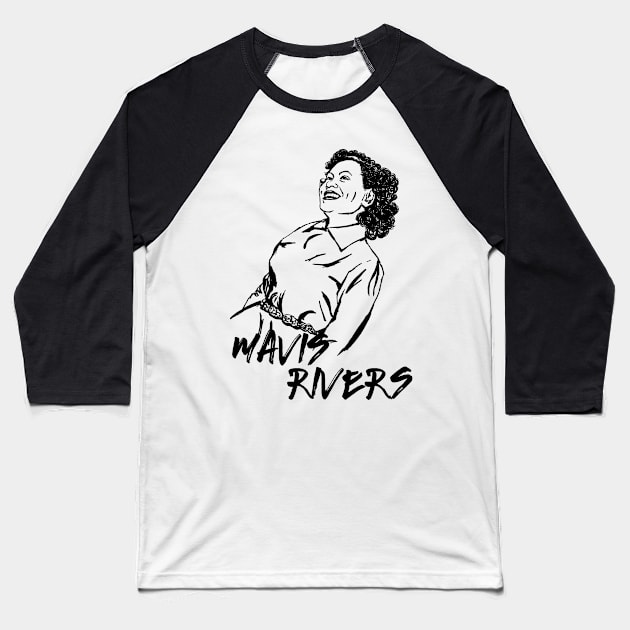 Mavis Rivers Baseball T-Shirt by ThunderEarring